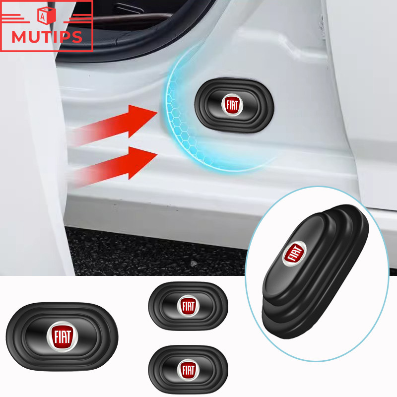 1/4/8/12 Pcs Fiat Universal Car Amortecedor Tronco De Porta À Prova De Choque Som Para Strada Argo Mobi Toro Fastback Pulse Cronos Scudo 500 Titano Palio Idea Uno Punto