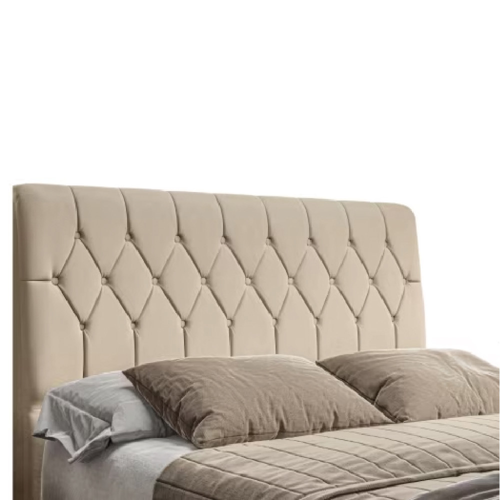 Cabeceira Para Cama Box Queen Istambul Dobuê 1.60m Bege - Home & Living