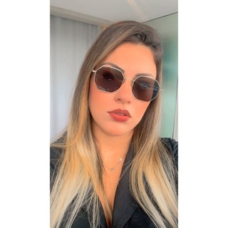 Óculos de Sol Masculino Feminino Octogonal Unissex Uv400 Hype