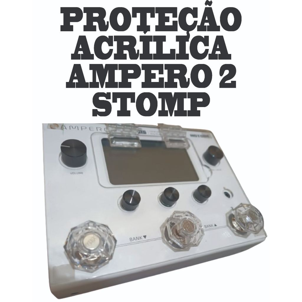 Película de proteção de Acrílico para Ampero 2 stomp 3 modelos