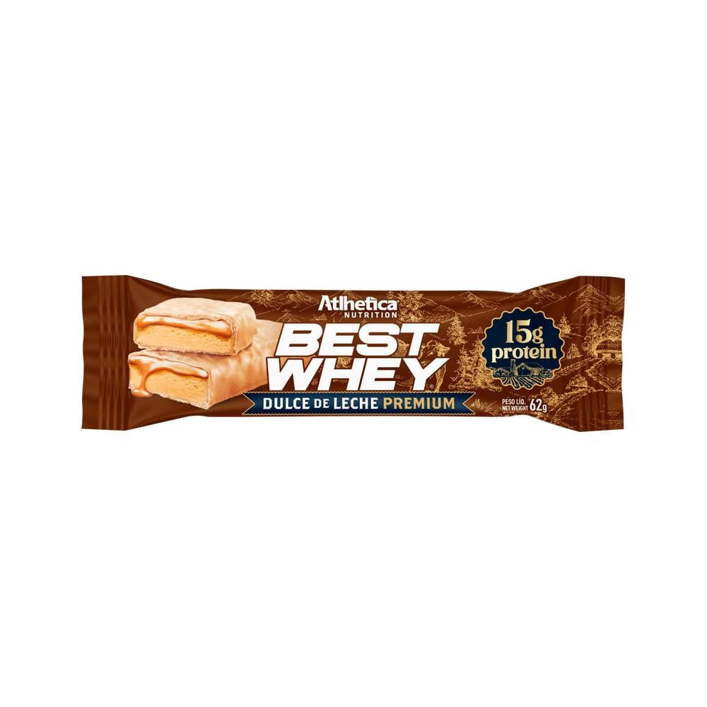 Barra De Proteína Best Whey Dulce De Leche Premium 62G em Oferta na Shopee
