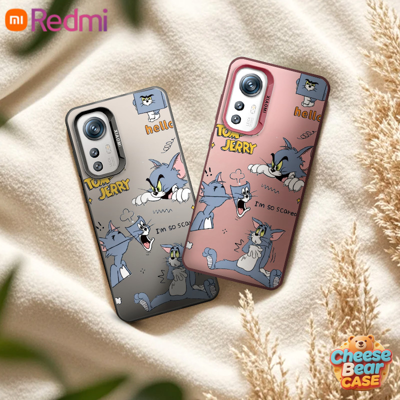 Animação De Comédia Americana " Tom E Jerry " Fear of Case Para Xiaomi Poco X 3 5 6 Pro Redmi 12 13 Note12 13 8 9 Mi11 L