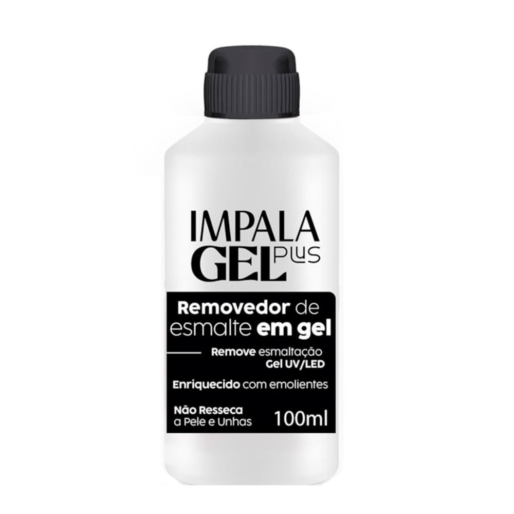 Removedor Esmalte Impala Em Gel Plus 100ml - Beauty