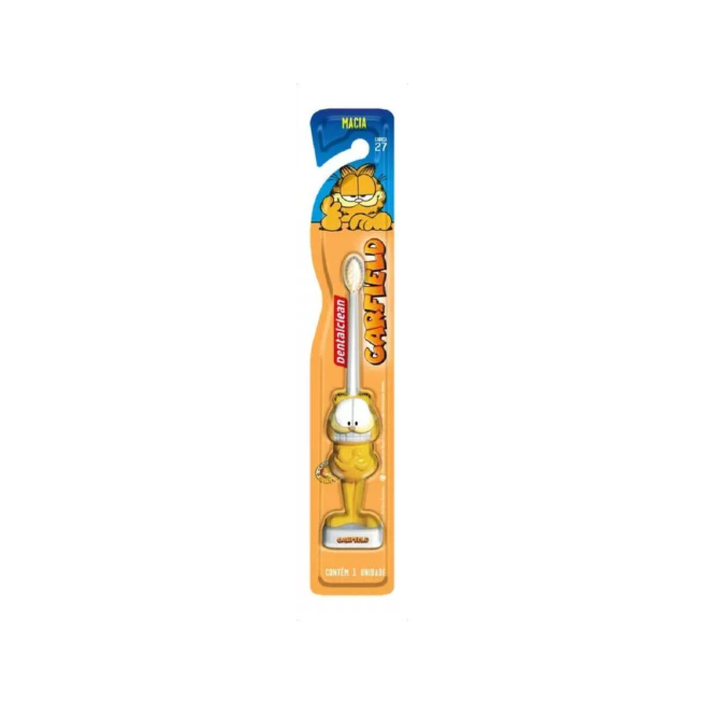Escova Dente Infantil Garfield 3d  Macia Infantil Criança