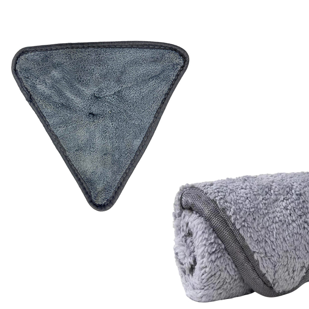 Refil para Mop Triangulo Limpeza Retratil Reutilizavel Lavavel Qualidade Fácil Lavar Resistente Microfibra Reposição