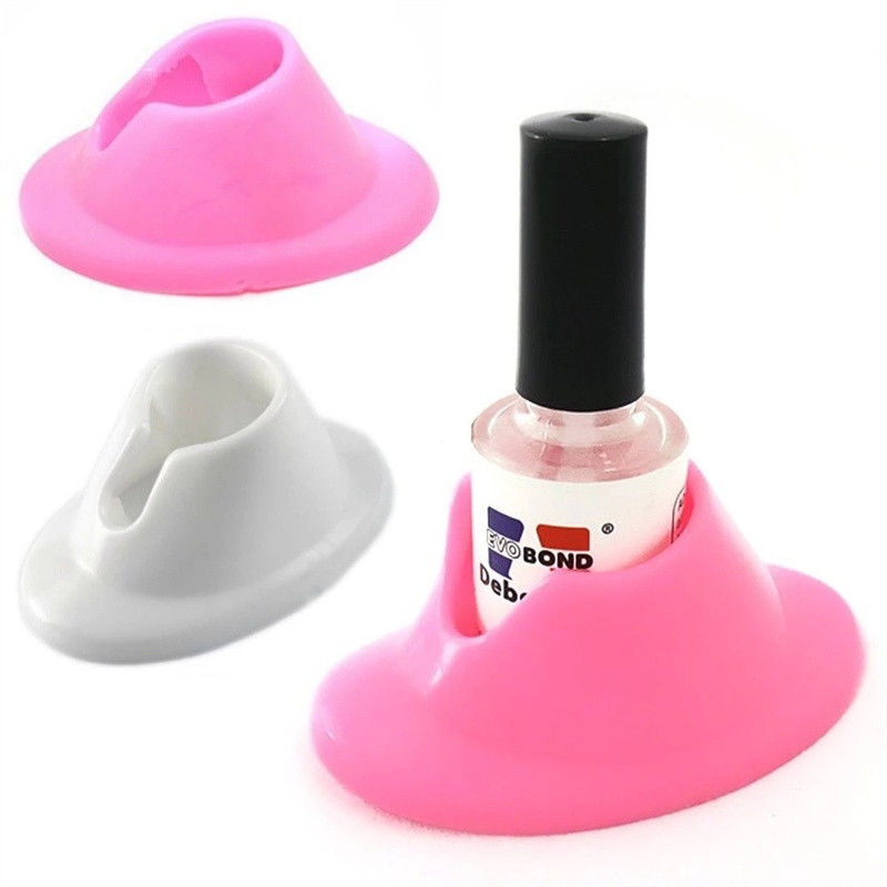 Suporte de Silicone para Esmalte de Unha para Manicure DIY Suporte para Frasco de Esmalte Ferramentas de Arte de Unha em Oferta na Shopee