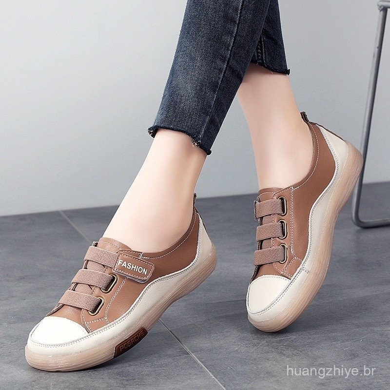 2026 Novo Estilo De Moda Versão Coreana Sapatos De Sola Macia Superfície PD4B em Oferta na Shopee