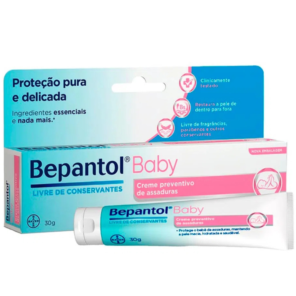 Baby Creme Protetor Pomada Assaduras Baby 30g – Bepantol