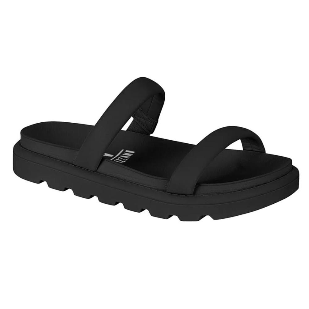 Sandália Feminina Papete Vizzano Tratorado Preto 6459110 em Oferta na Shopee