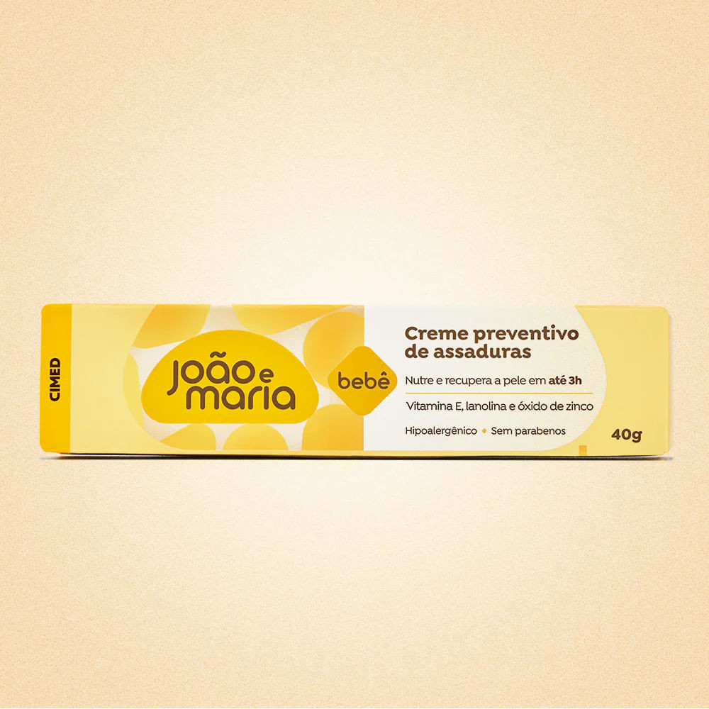 Detalhes do Pomada Para Assaduras João E Maria 40g