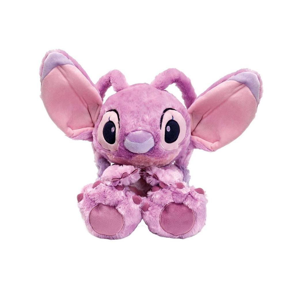 Pelúcia Lilo e Stitch - Angel - Big Feet - Disney - Original - 45 cm - Fun - Mom & Baby