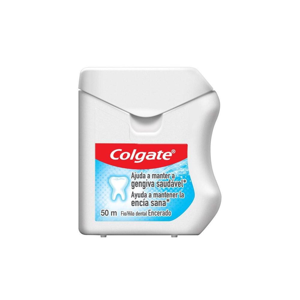 FIO DENTAL COLGATE ENCERADO 50M em Oferta na Shopee