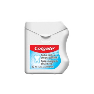 FIO DENTAL COLGATE ENCERADO 50M em Oferta na Shopee