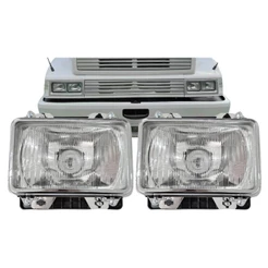 Par Farol Dianteiro Principal Para Mercedes 1113 1313 1513 1983 a 1992 Cara Preta Nino 3318209161