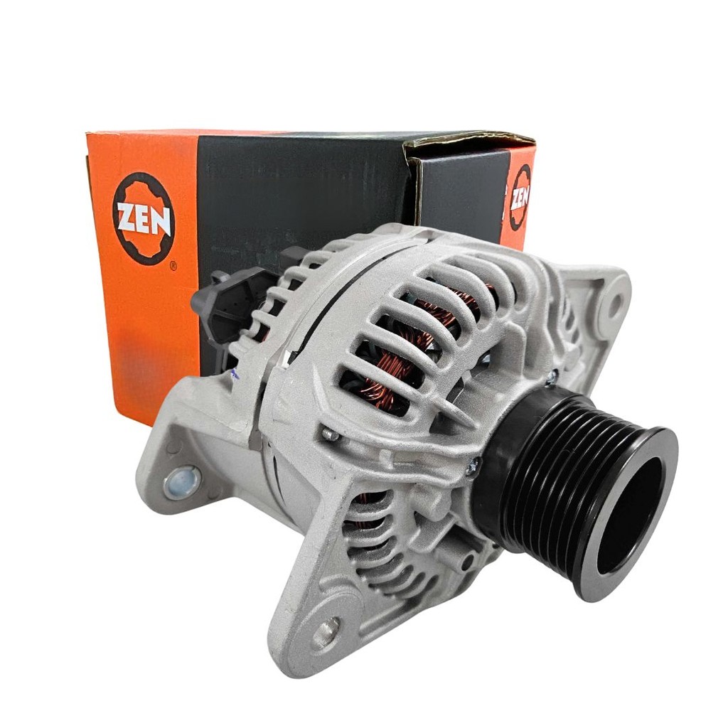 Alternador 150A 24V 8 Filetes Para Ônibus Volvo B13R 420 B11R 330 370 410 Plat. Bosch Zen 41036