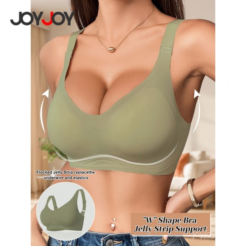 Joyjoy Sutiã Push-Up Sexy Ajustável para Mulheres, Lingerie Sem Fio Macia e Fofo, Sutiã Esportivo Fino e Sem Costura em Oferta na Shopee
