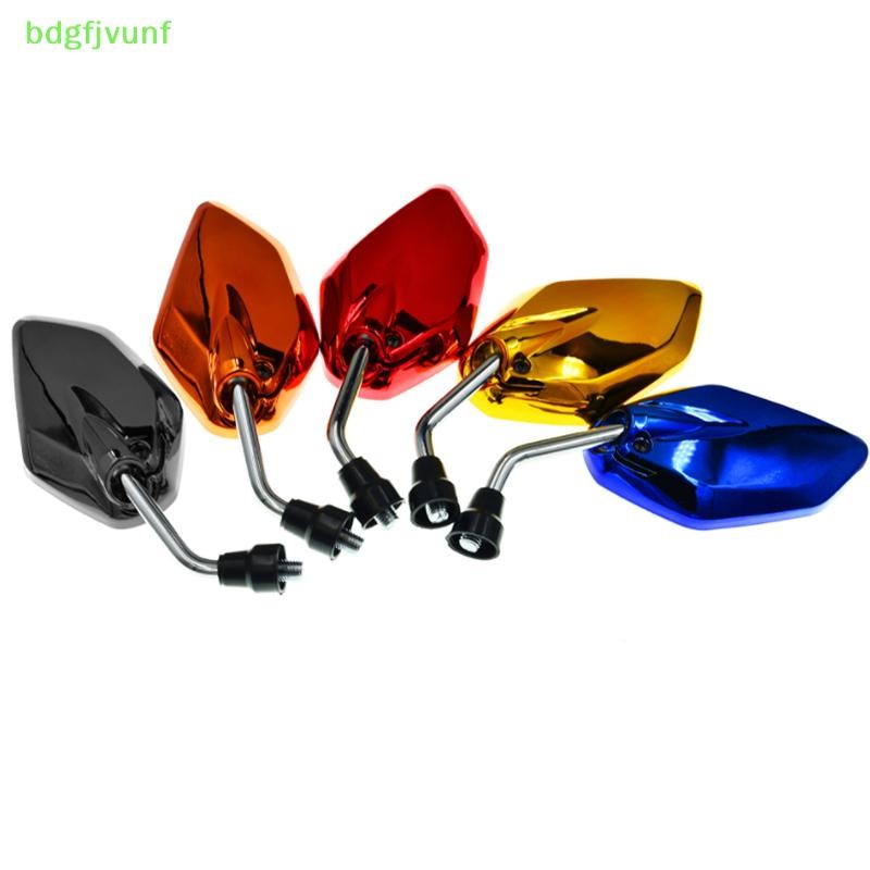 BDGF 1 Par Universal Motocicleta Espelho Retrovisor Peças De Reposição Scooter E-bike Invertendo Auxiliar Modificado Ace