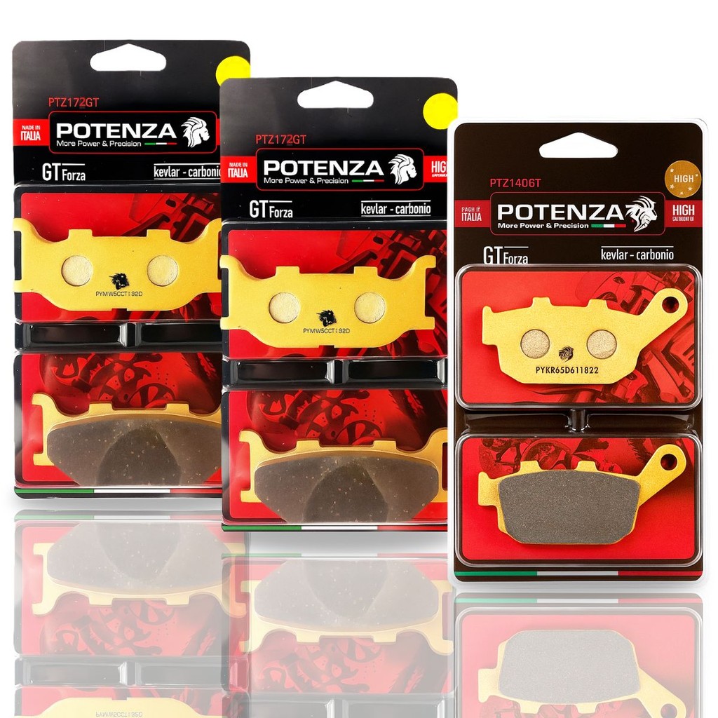Kit Pastilhas de Freio Xj6 2009-2012 Potenza Gt Forza (Metálica) em Oferta na Shopee