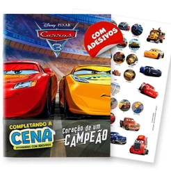 Completando a cena - atividades com adesivos : Carros