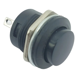 Chave botão Kill Switch PUSH pulso preto 16mm guitarra em Oferta na Shopee