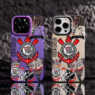 Capinha Capa personalizado nome Corinthians Para iPhone X XS XR 11 12 13 15 14 16 Pro Max Capas de telefone Anti-impacto em Oferta na Shopee