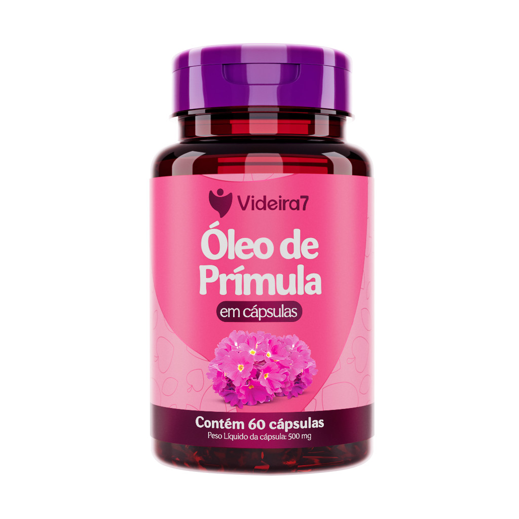 Óleo de Prímula 500mg – 60 Cápsulas | Videira7