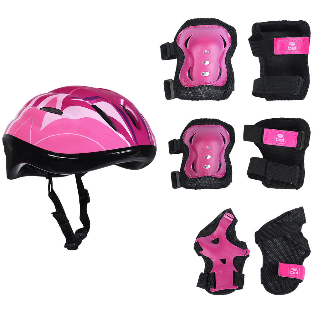 Kit Proteção Radical Completo Rosa Bel - Sports & Outdoors
