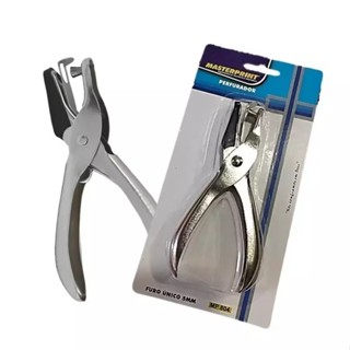 Perfurador Furador de Papel Alicate 1 Furo em Metal Aço Resistente MasterPrint em Oferta na Shopee