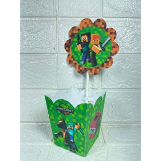 12 Centros de Mesa Cachepô - Minecraft - SEM PERSONALIZAÇÃO | Pegue e Monte em Oferta na Shopee