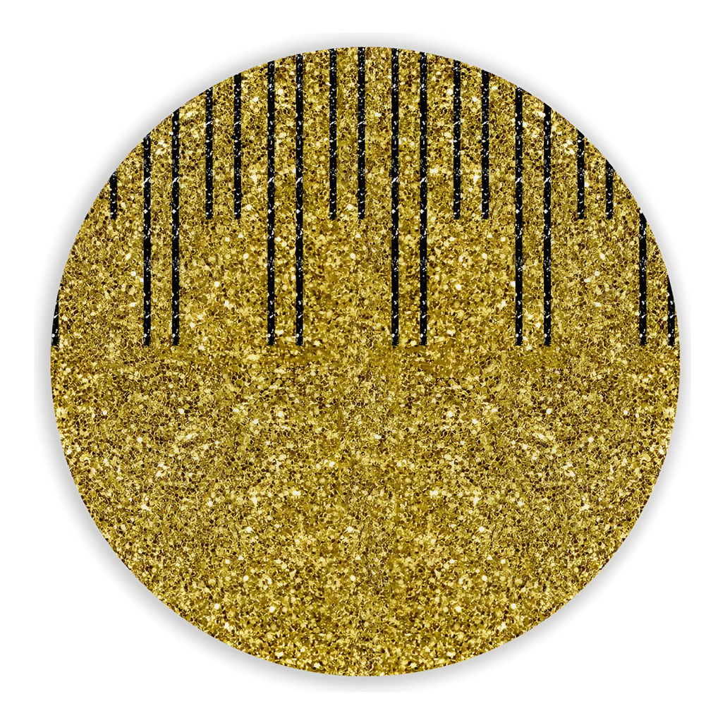 Festa com Painel Redondo e Capa Mini Brilho Glitter Estampa Colorida com Cores Diversas