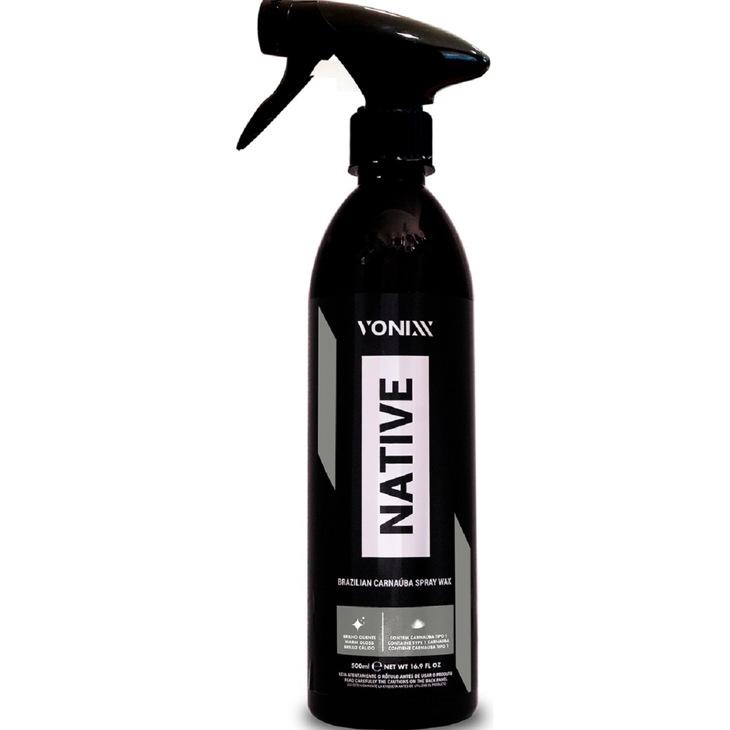 Cera De Carnauba Liquida Automotiva Em Spray Native Vonixx em Oferta na Shopee