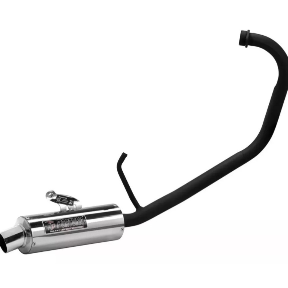Escapamento Fortuna Ybr Factor ED 125 2009 A 2016 Mini Turbo