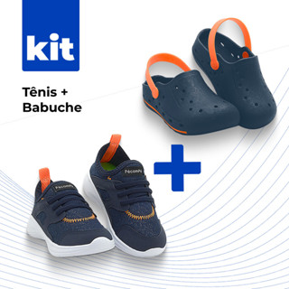 Kit Tênis Infantil + Sandália Injetada Infantil Menino Macio e Confortável em Oferta na Shopee