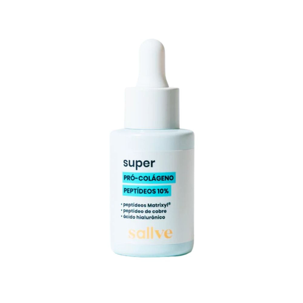 Super Pró-Colagéno Peptídeos 10% Sallve 30Ml - Beauty