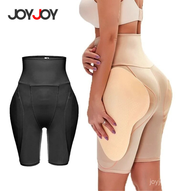 Calcinha Modeladora Cintura Alta com Almofadas – Levantador de Bumbum e Quadril,Shapewear Invisível Feminina Plus Size