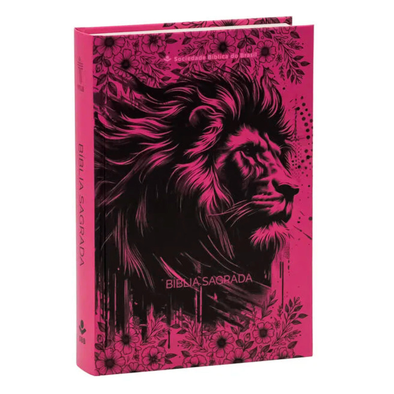Bíblia Sagrada | NTLH | Leão Pink em Oferta na Shopee