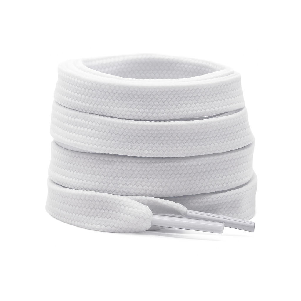 Kit 2 Pares Cadarço Achatado Largo Grosso – Moda Streetwear Bboy Fat Lace 17mm 120cm