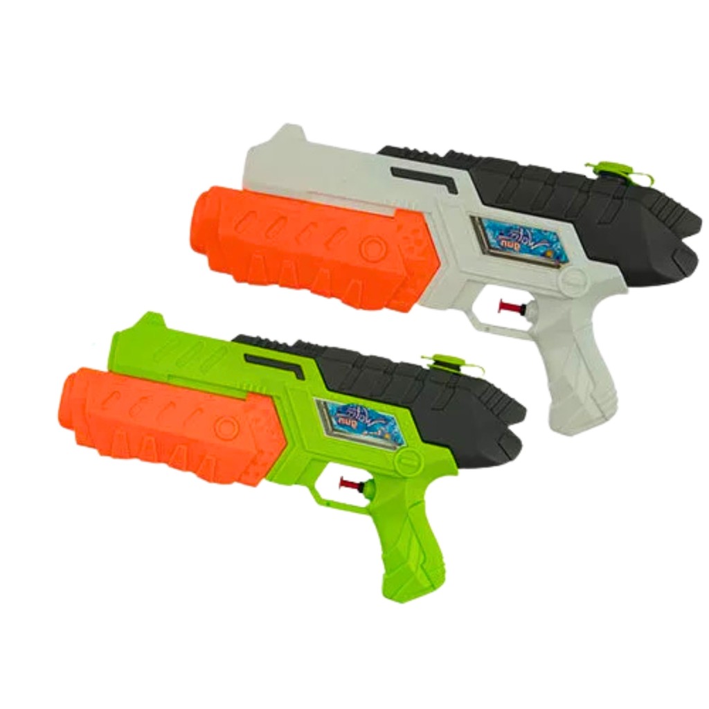 kit 2 pistola de agua brinquedo infantil para piscina praia verão lança agua jato forte divertido