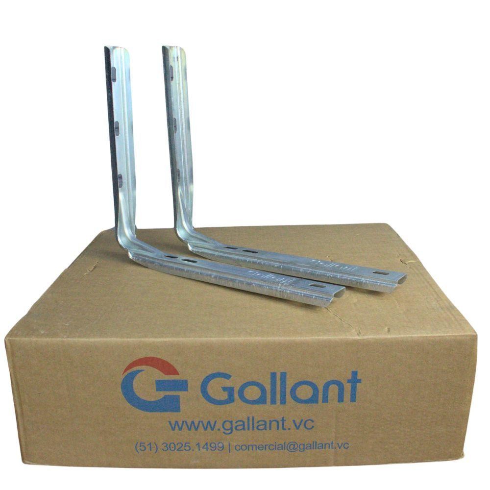 Suporte Split Gallant 450MM Estampado 2MM Galvanizado em Oferta na Shopee