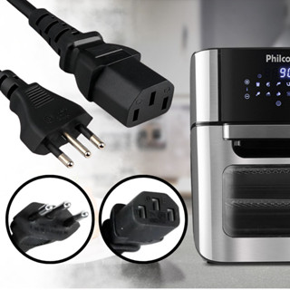 Tomada Para Panela Elétrica 3 Pinos 10A 1,5m Cabos Fio de Energia Cabo de Força Panela de Arroz em Oferta na Shopee