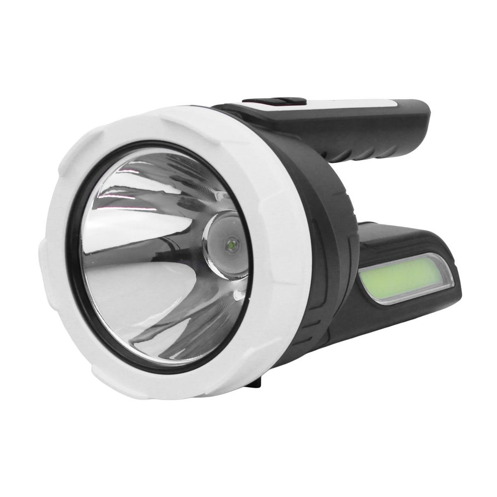 Lanterna Holofote LED 340lm USB Recarregável Camping Trilha Emergência Luz Forte