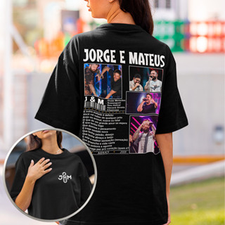 Camiseta Jorge e Mateus Camisa StreetWear Sertanejo Unissex Exclusiva Algodão 30.1 Qualidade Premium em Oferta na Shopee