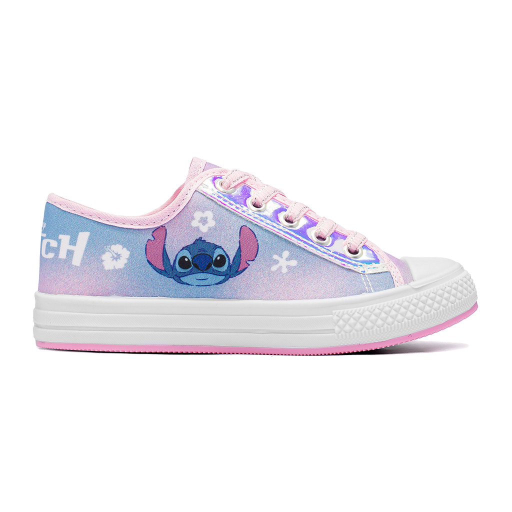Tenis Infantil Meninas Stitch Brilho Conforto Disney Original