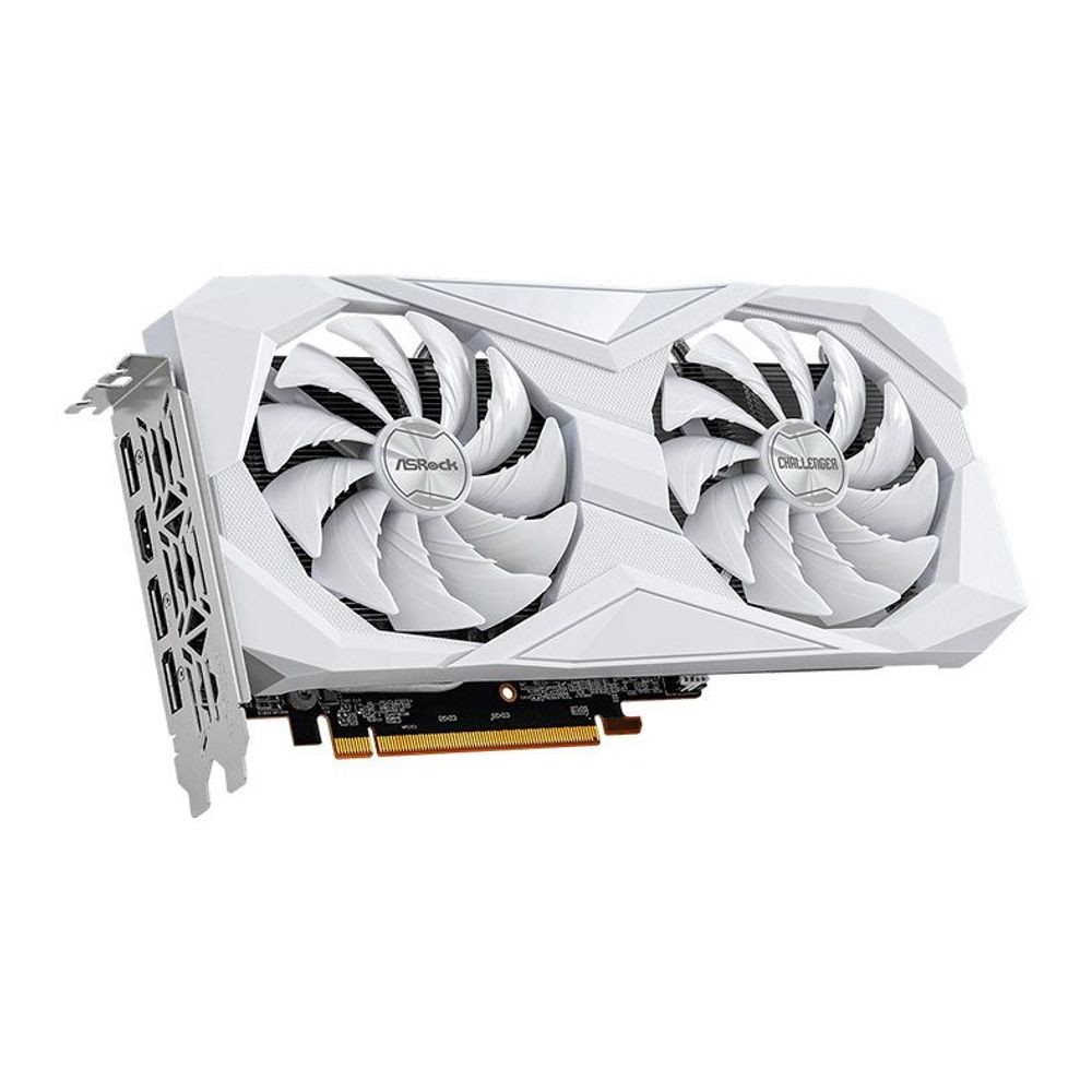Detalhes do Placa de vídeo AMD Radeon ASRock RX6600 Challenger White 8GB GDDR6 128 Bits - 90-GA4UZZ-00UANF