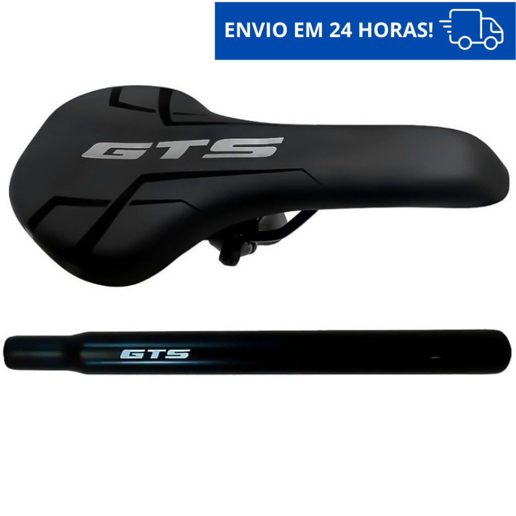 Banco Selim Gts Exotic Confortável Canote Selim 27.2 Aço Gts Bike Bicicleta
