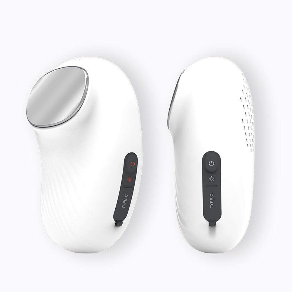 6 A 45 Graus Vibração Quente E Fria Massageador Facial EMS Microcorrente Dispositivo De Rejuvenescimento Da Pele