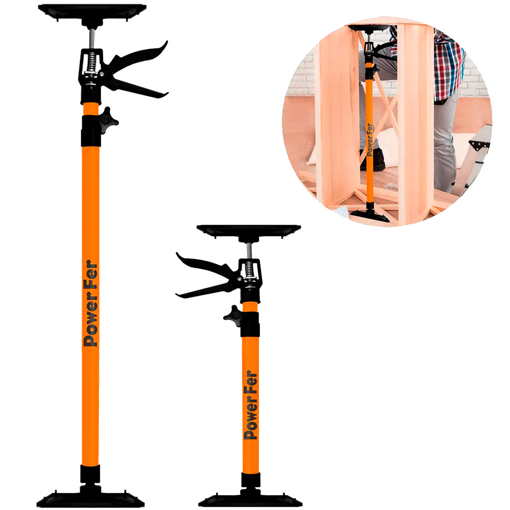 Suporte Telescópico Para Móveis E Drywall Até 30Kg De 50cm - 290cm Profissional Marceneiro Montador em Oferta na Shopee