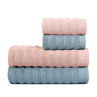 Jogo/Kit 4 Toalhas (2 Banho + 2 Rosto) Super Luxo Macia Felpuda Premium Alta Absorção 100% Algodão em Oferta na Shopee