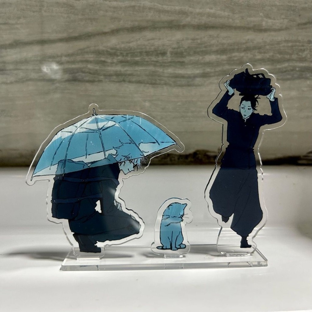 JJK Série De Chuva Acrílico Suporte Gojo Satoru Figura Geto Suguru Exibição Anime Bens Coleção Ornamento Bonito Decoraçã — imagem 2 de 2
