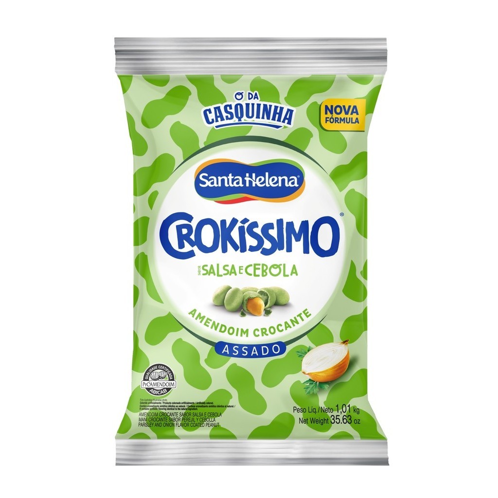 Crokíssimo Amendoim Sabor Salsa E Cebola 1,01kg